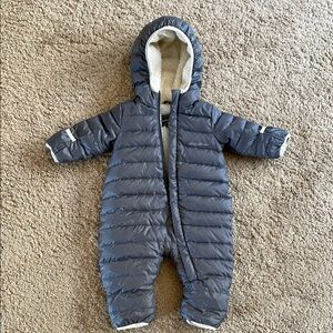 Gray Infant Snowsuit/Bunting